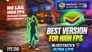 BlueStacks 5 Ultra Lite 😱 | Best Emulator for Low End PC 2GB/4GB RAM | 120FPS Free Fire (2026)