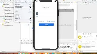 iOS Swift   Login Page UI Design
