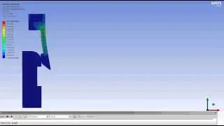 Моделирование пластиковой защелки в Ansys Workbench