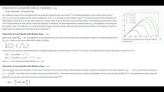 Projectile Motion in 2D/3D with Air Resistance (source code)
