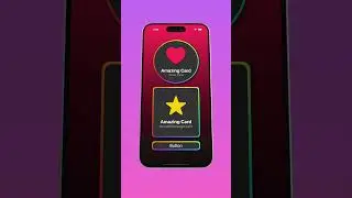 🎨 SwiftUI Magic: Stunning Animated Gradient Cards with Rotating Effects! 🚀🔥