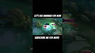 Wanwan Highlights Gameplay mobile legends strat #shorts #mobilelegends