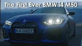 2022 BMW i4 M50, brand's first electric sports car, make debut |The first-ever BMW i4.|
