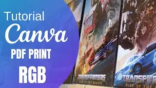 Hasil Cetak PDF PRINT RGB Mode Canva