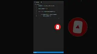 Find maximum number from list in python  ||  4/100th Python coding challenge #python#coding#shorts