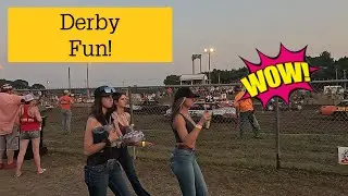 Watching a DEMO DERBY and this happened...