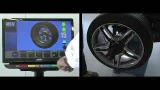 Fully automatic tire scale RAV G3-140RS with measuring arm and LCD monitor from RP-TOOLS