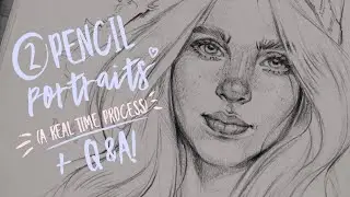 Draw With Me – Real-Time Pencil Portraits + Calm Q&A Session
