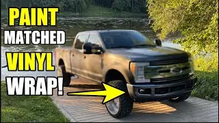 DIY Paint Matched Bumpers Using VINYL WRAP! (Cheap & Easy)