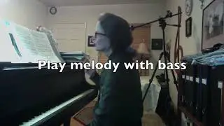 (HD) Piano Lesson: Sarabande in G, French Suite No. 5, BWV 816