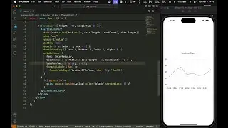 ASMR Programming - React Native Realtime Chart Example  - No Talking