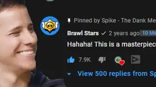 Brawl Stars commented under my video