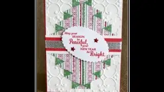 Double Pleated Fold Christmas Card