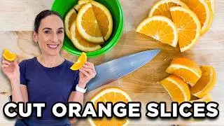 How to Cut an Orange for a School Lunchbox