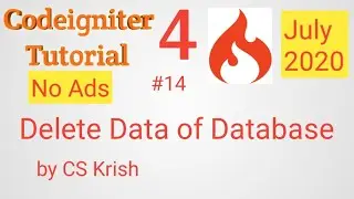How to Delete Data of Database using Codeigniter 4 tutorial in hindi