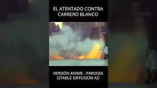 El atentado contra Carrero Blanco | Versión Anime - Parodia (Stable Diffusion AI)