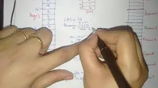 Logical Address to Physical Address | Why size of page is power of 2 ( Paging )
