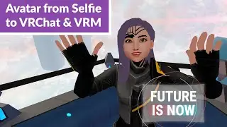 Ready Player Me Avatar from selfie to VRchat and VRM