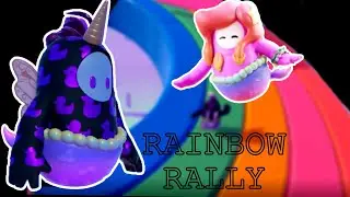 Couldn't Think Of A Better Ending... Fall Guys Rainbow Rally Creative Playlist Gameplay / Let's Play