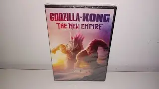 Godzilla X Kong The New Empire 2024 Dvd Unboxing and Review