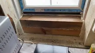 Уменьшаю оконный проем, сходили на охоту за уткой!