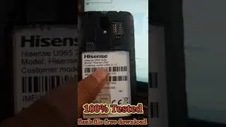 Hisense U965 2020 flash file free download #shorts