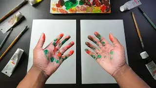 Painting With My Hands🤔 Independence Day 🇮🇳