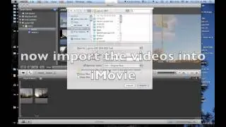 how to take gopro footage and import it into iMovie form memory card