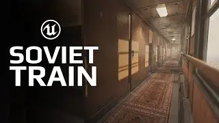 Soviet Train Interior on Unreal Engine 5 - Modular Pack