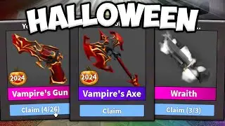How to Get ALL Halloween Items in Murder Mystery 2