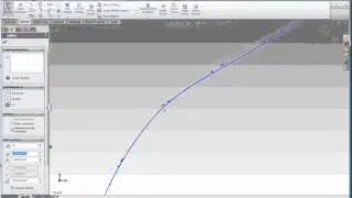 Splines in Revolved Features, Part 1, Sketching and Modifying a Spline