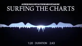 Free After Effects Audio Visualization Template - Stock Music: Surfing the charts
