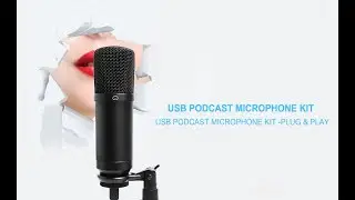 Maono AU-A04TR USB microphone for podcasting, YouTube, game streaming, Skype, and voice over