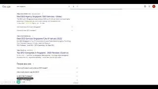 Stridec Ranked #1 for SEO Singapore on Google Search
