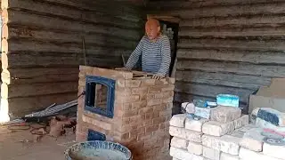 Начали строить сердце дома. Деревенские будни.