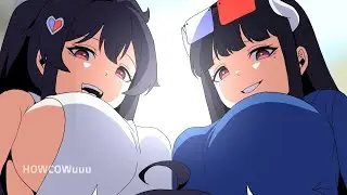 저기... 누나들... 길 좀 비켜주세요....#animation #memes