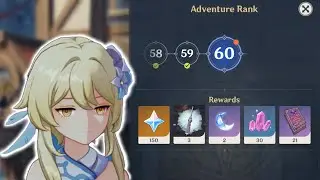 Genshin adventure rank 60 rewards are just not that great...