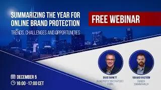 Summarizing the year for online brand protection | Webinar Promo