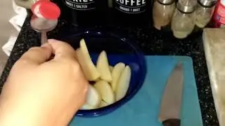 Testando Receita de Batata rústica feita na AirFryer 🍟🍟😋