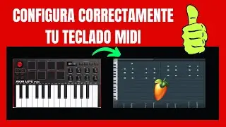 Como Configurar MIDI En Fl STUDIO 20 👌 - Como Configurar Controlador Midi En Fl Studio - Teclado
