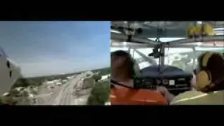Plane's forced landing on street cought on tape [RAW]