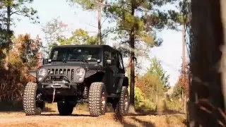 Jeep Wrangler Matte Black Full Color Change Wrap 