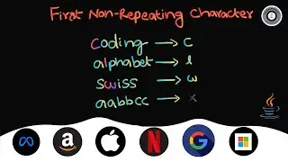 🔍 How to Find the First Non-Repeating Character in a String | #programmingkt #coding #dsa #corejava