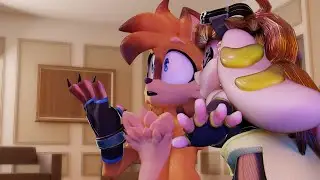 Tails' Surprise Kiss