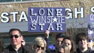Sendoff for Lone Star High School Football to the State Championship