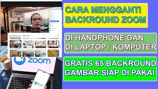 GANTI BACKGROUND ZOOM MEETING DI HP DAN DI LAPTOP/PC - CARA MENGGANTI BACKGROUND ZOOM MEETING
