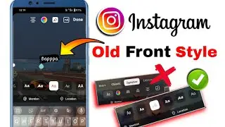 Instagram Old Font Style Kaise lagaye | Instagram Old Version | Instagram new font style change kare
