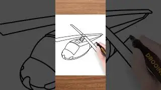 Helicopter Drawing Tutorial for kids 