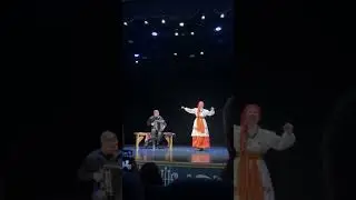 Под гармонь... "Русского" Екатерина Ряжских. Частушки. Сергей Новоселов. #2024 #россия #shorts