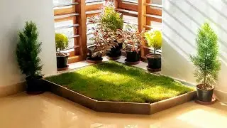 Make indoor garden at home Using thermocol|Malayalam|Easy|Time breaks